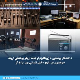 د کندهار پوهنتون د ژورنالېزم او عامه اړیکو پوهنځي اړوند «پوهنتون غږ راډیو» خپل نشراتي بهیر پراخ کړ